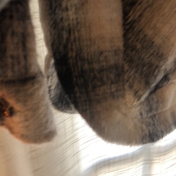 Weatherproof Vintage Button Up Plaid Jacket Blue/Beige NWT - Picture 5 of 9